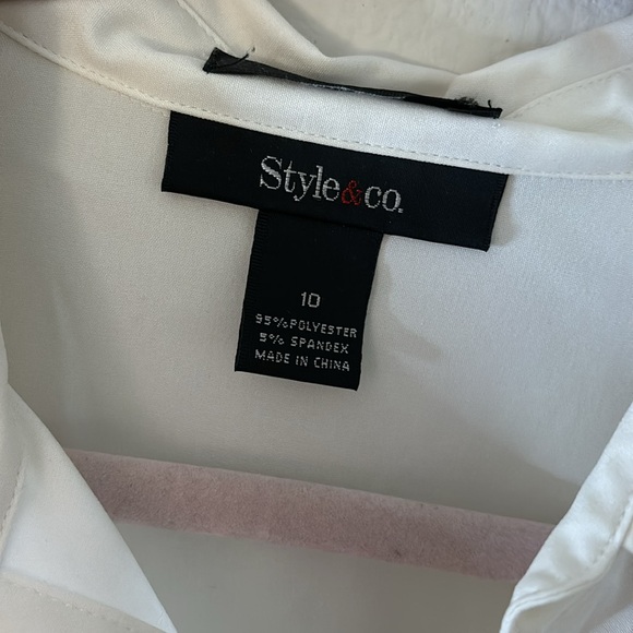 Style & Co White Blouse - Picture 2 of 5